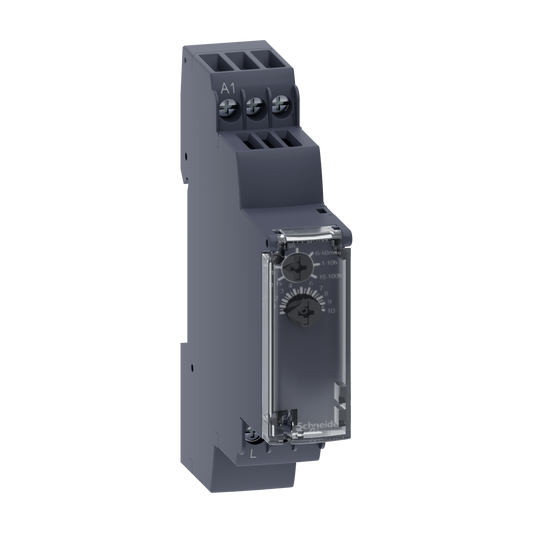 Schneider Electric-RE17LAMWW-Reconditionné - Harmony Time RE17 -relais temp travail sortie sta. 24 à 240Vcc/a