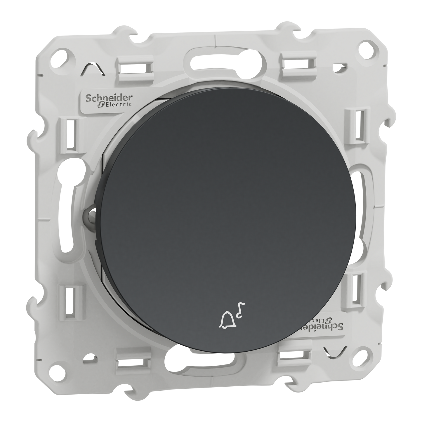 Schneider Electric-S540246W-Reconditionné - Odace - poussoir à fermeture - anthracite - 10A