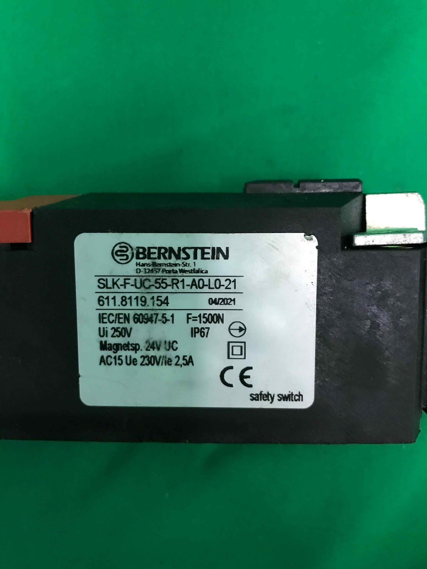 BERNSTEIN SLK-F-UC-55-R1-A0-L0-21 SLKFUC55R1A0L021
