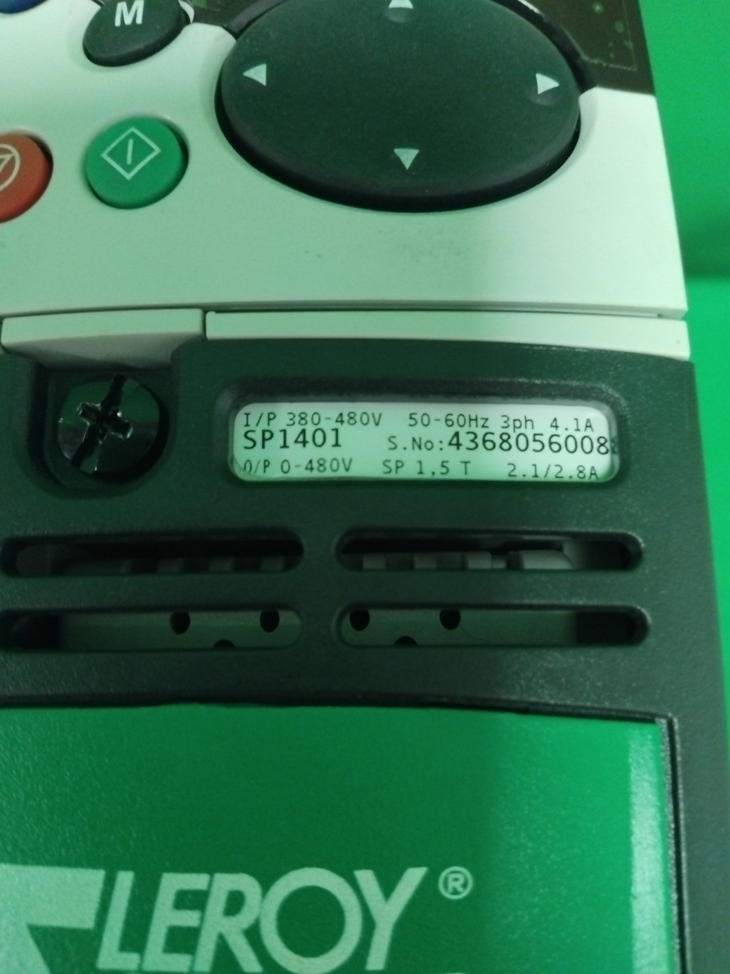 LEROY SOMER UNIDRIVE CONTROL TECHNIQUE SP1401