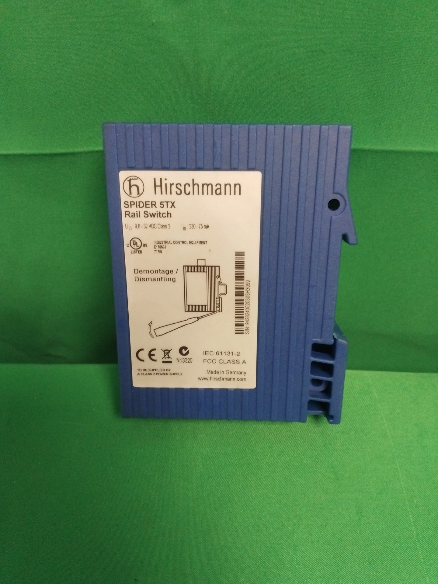 HIRSCHMANN SPIDER 5TX SPIDER5TX RAIL SWITCH