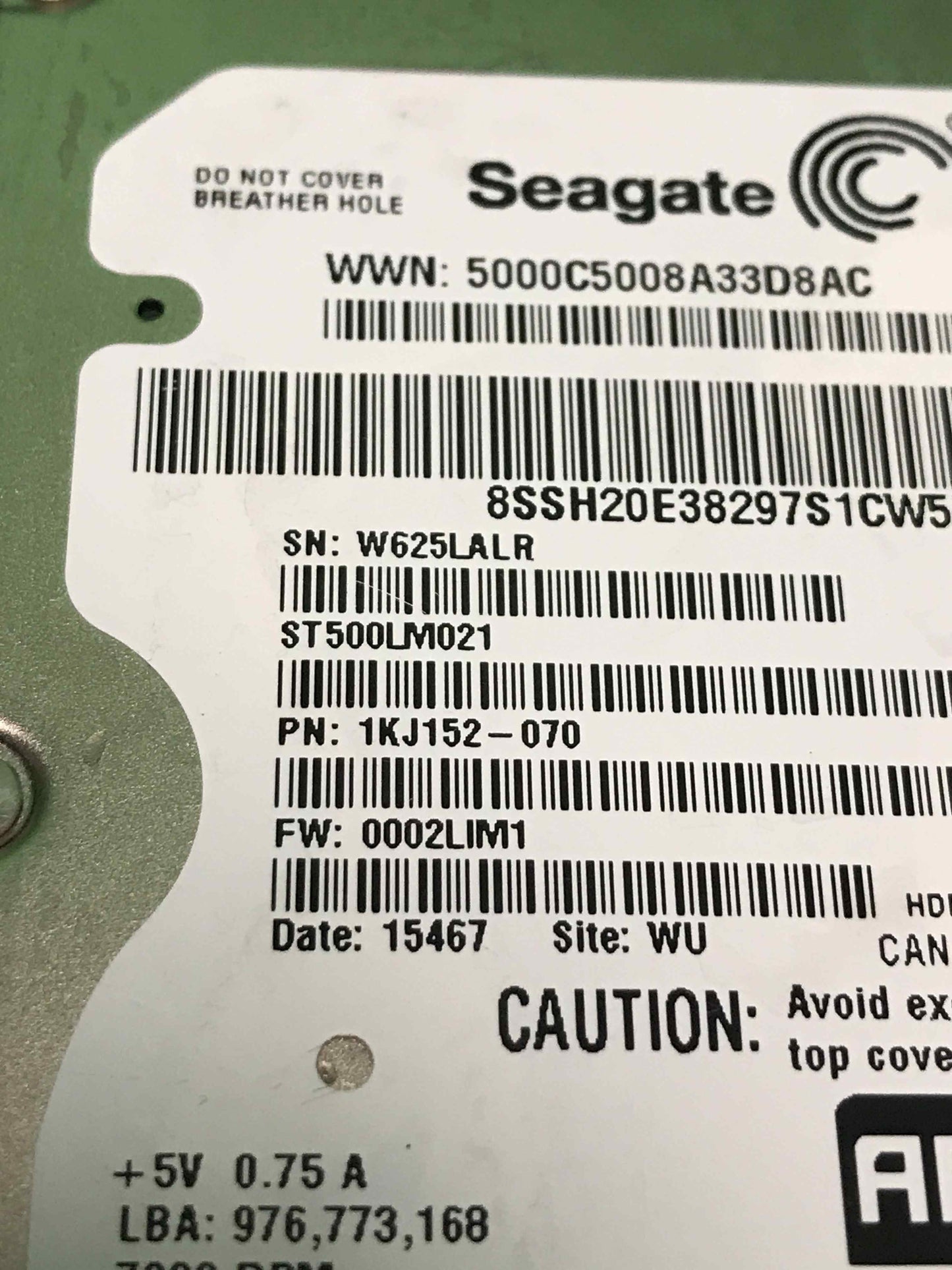 SEAGATE-ST500LM021/ST500LM021