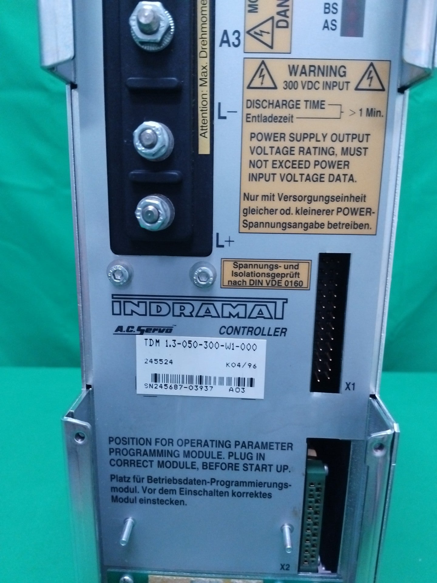 Indramat TDM1.3-050-300-W1-000 TDM13050300W1000