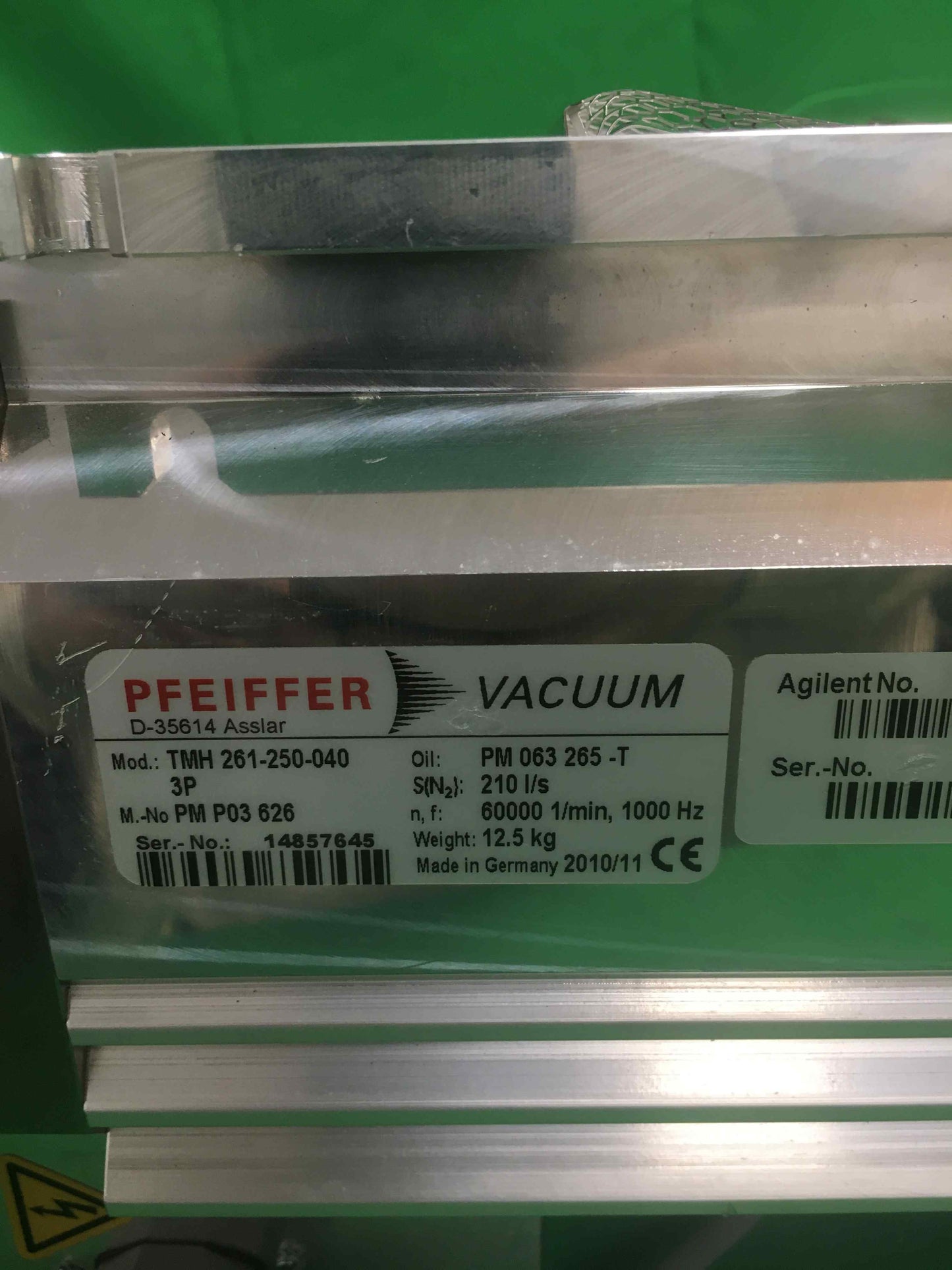 PFEIFFER TMH 261-250-040 3P TMH2612500403P PLUS REF TC600 PM C01 720