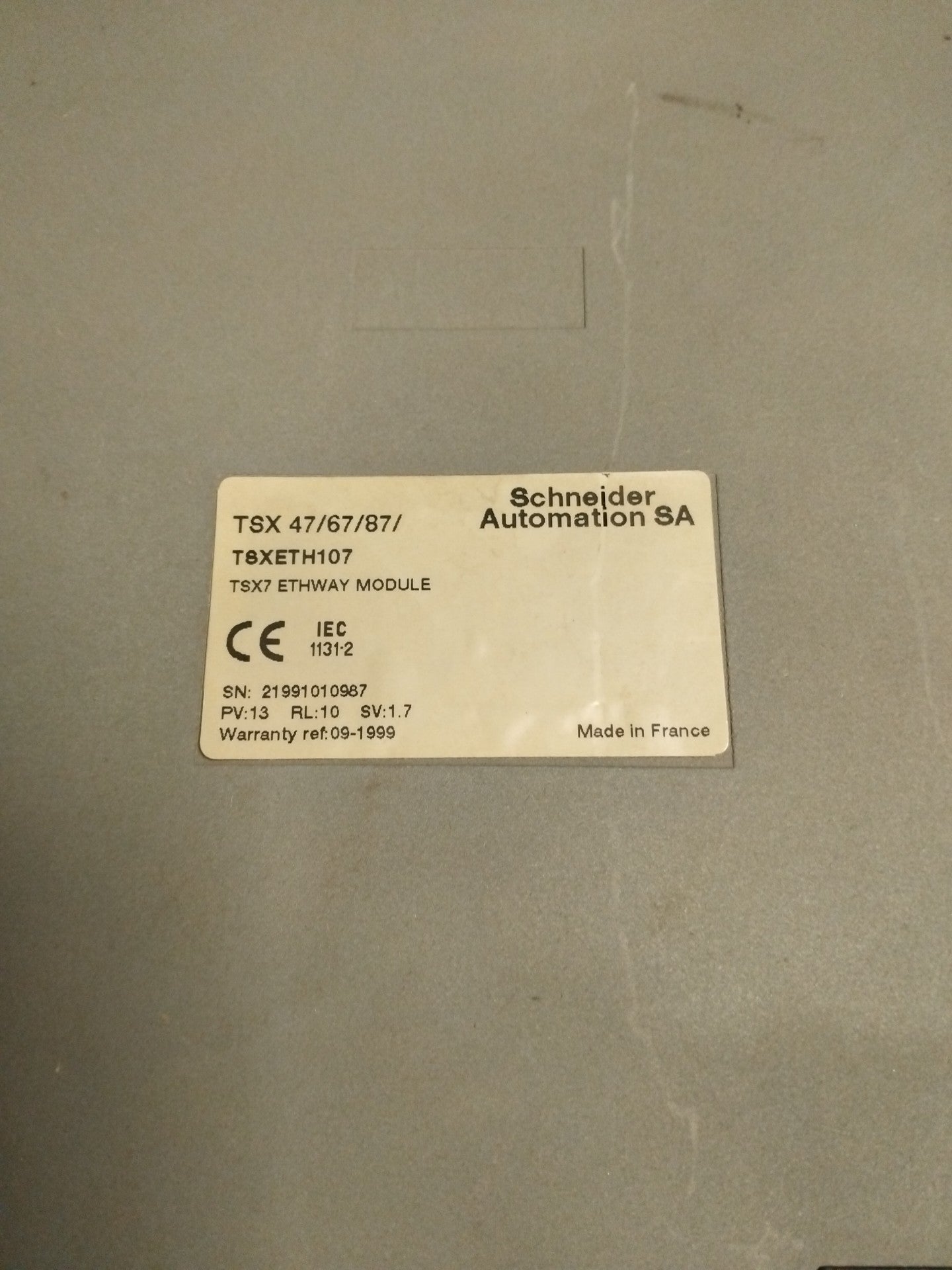 Telemecanique TSXETH107 TSXETH107