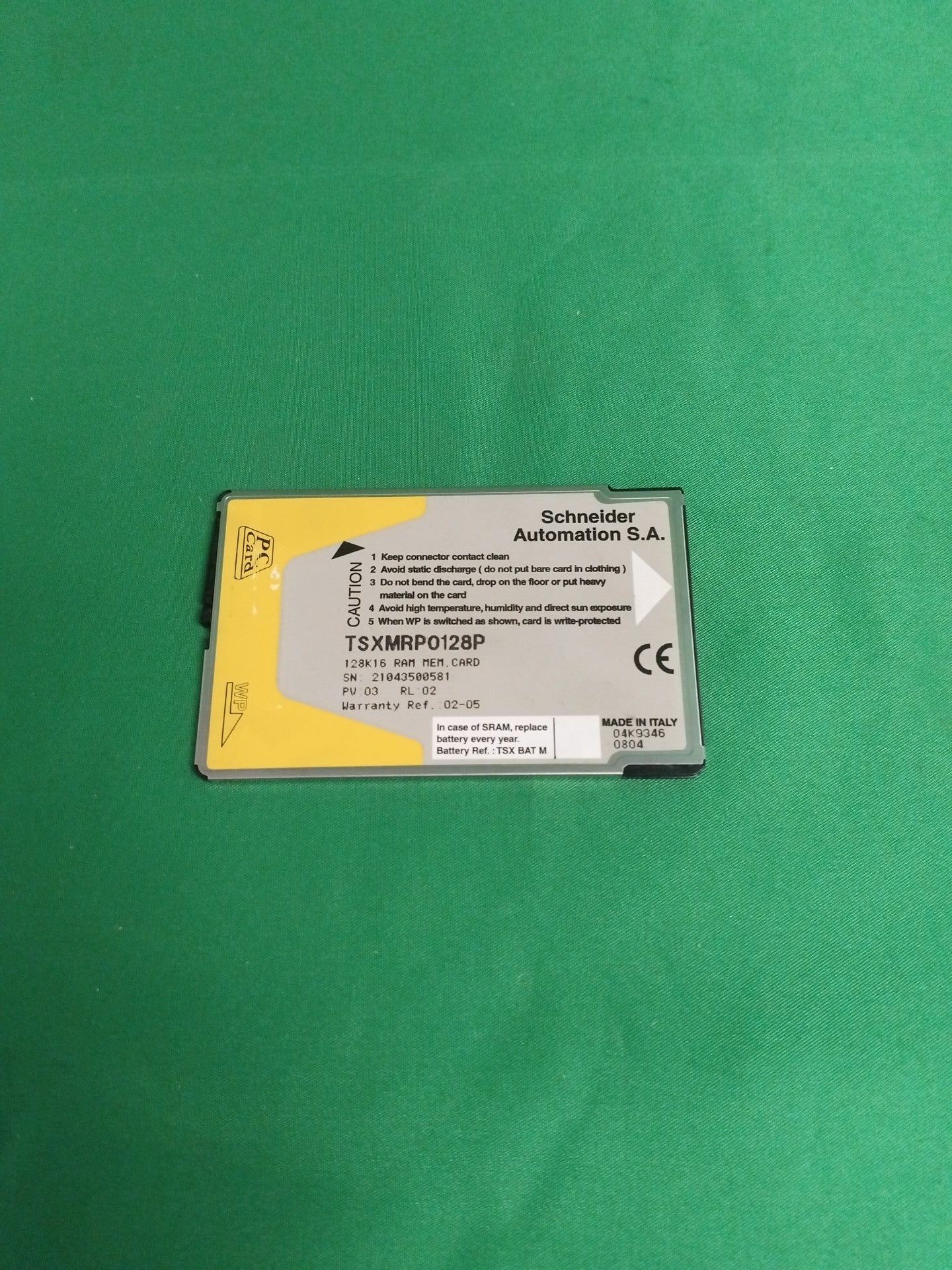 Schneider-Electric TSXMRP0128P TSXMRP0128P MEMORY CARD
