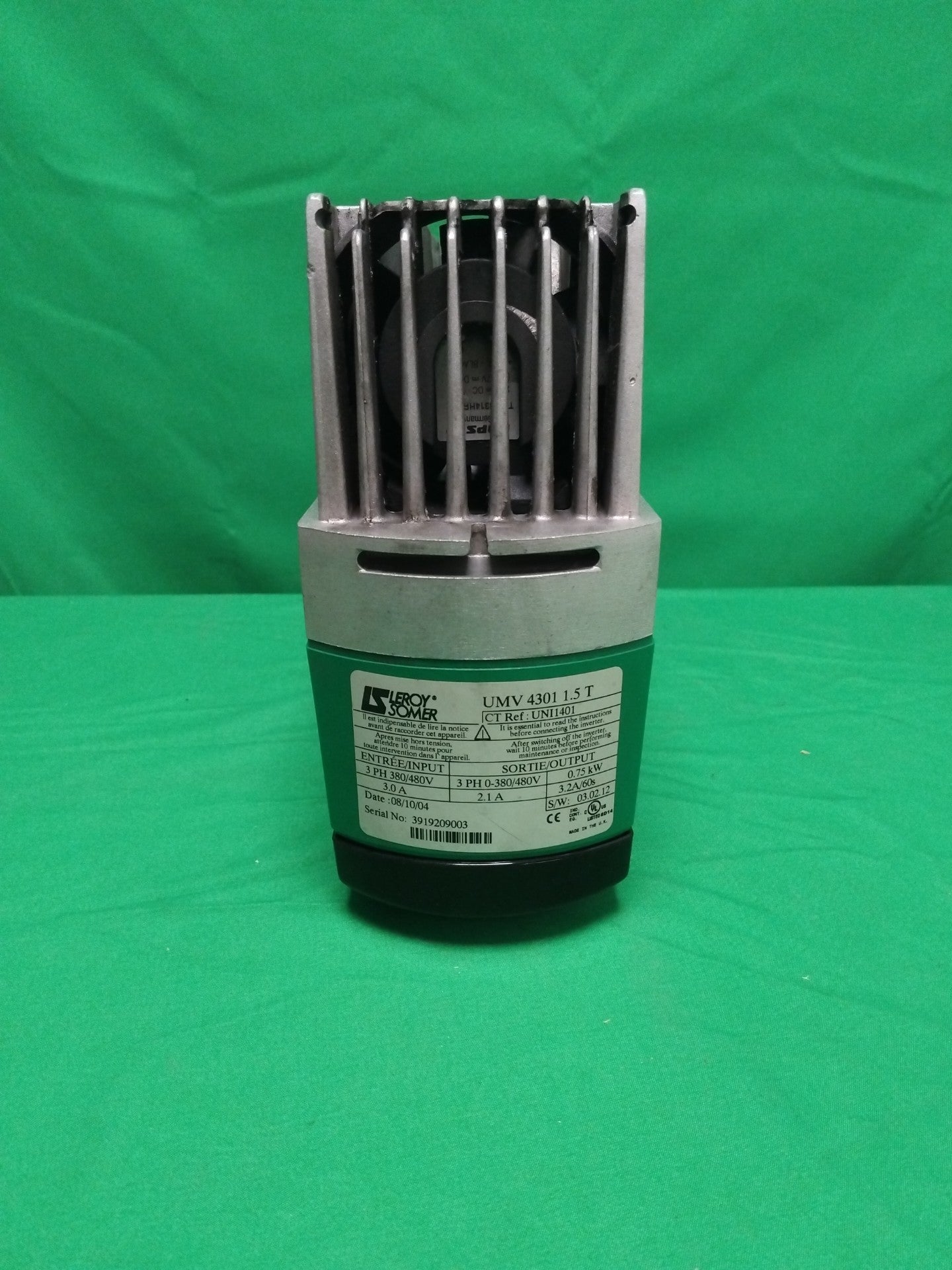 LEROY SOMER UNIDRIVE CONTROL TECHNIQUE UNI1401