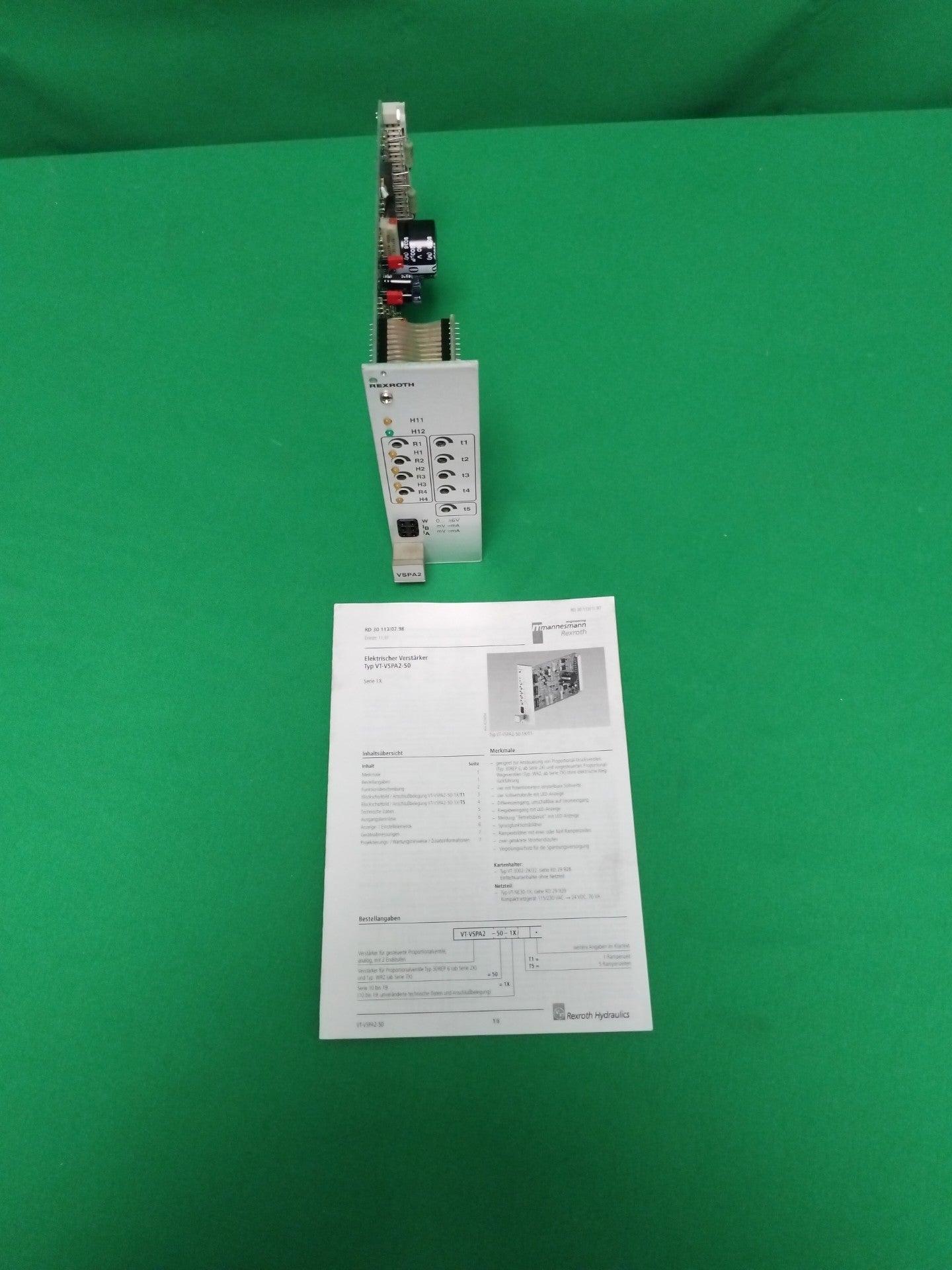 Rexroth VT-VSPA2-50-10/T5 VTVSPA25010T5