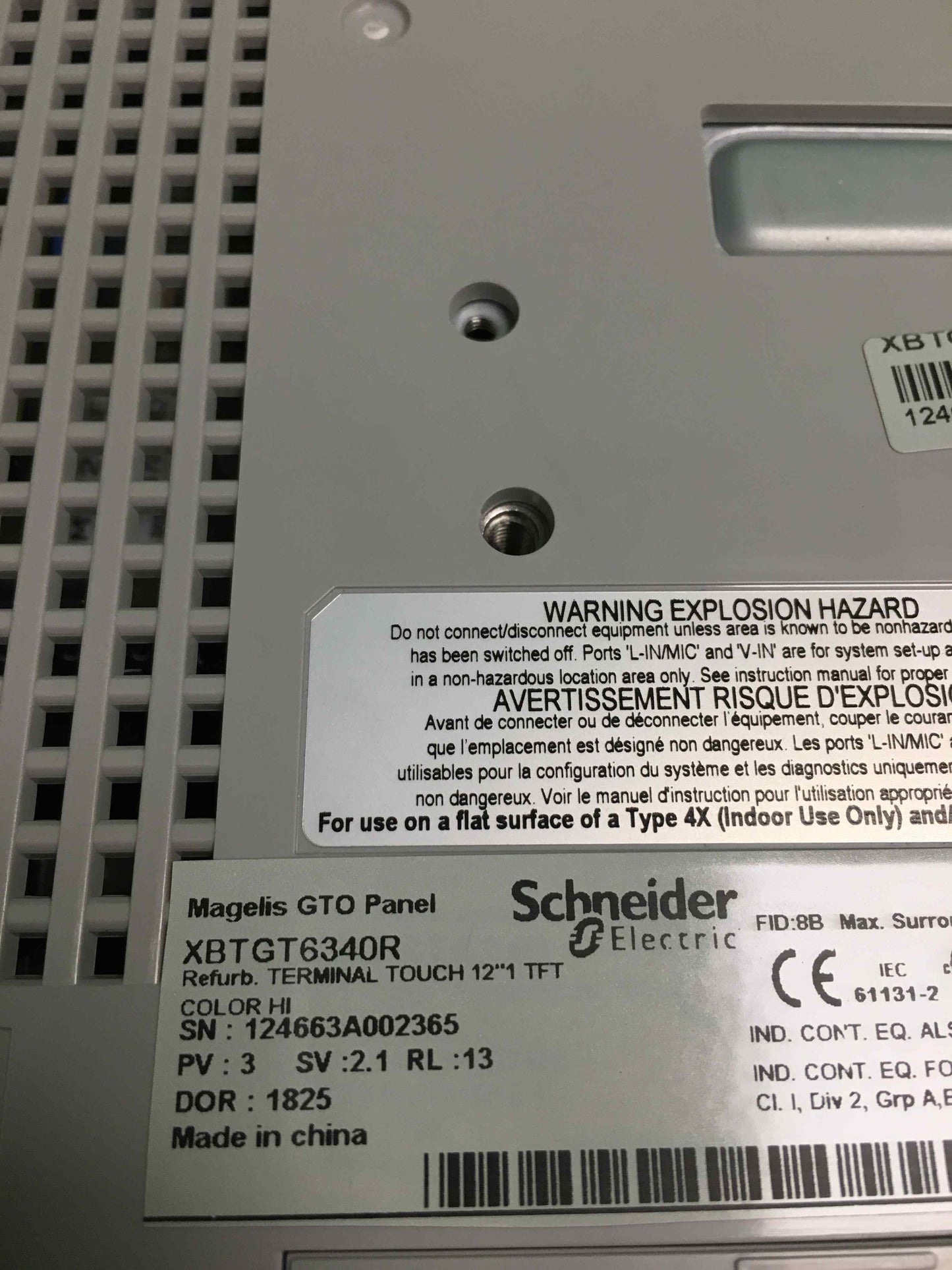 SCHNEIDER ELECTRIC XBTGT6340R XBTGT6340 ( 18 months warranty )