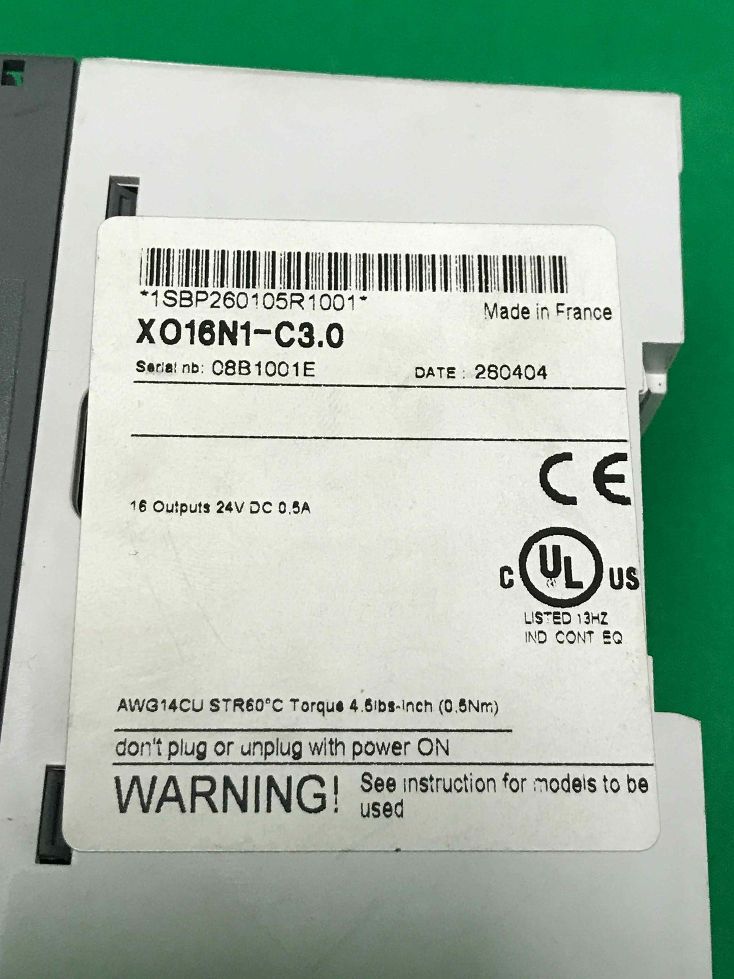 ABB XO16N1-C3.0 XO16N1C30