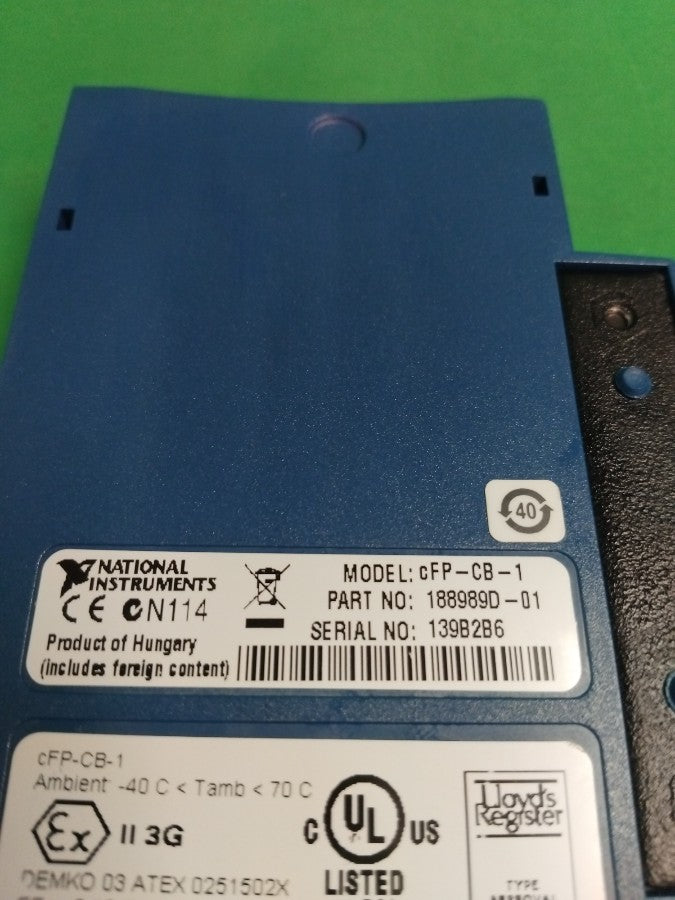 NATIONAL INSTRUMENTS cFP-CB-1 cFPCB1