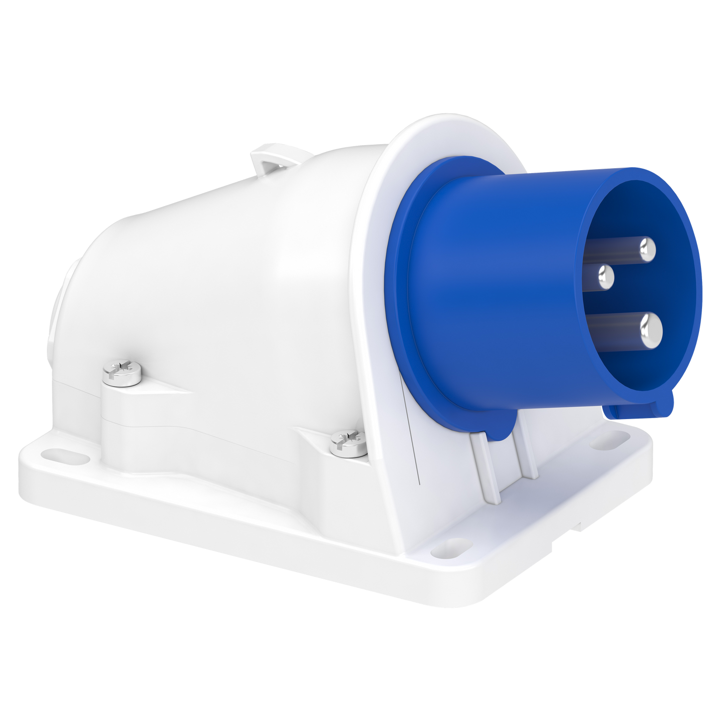 Schneider Electric-PKX16W423-Mureva - socle connecteur incliné -16A - 2P+T - 200-250 V CA - en saillie- IP44