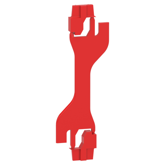 Schneider Electric-KBC16ZL30-Canalis KB - dispositif de détrompage trappe/connecteur - rouge