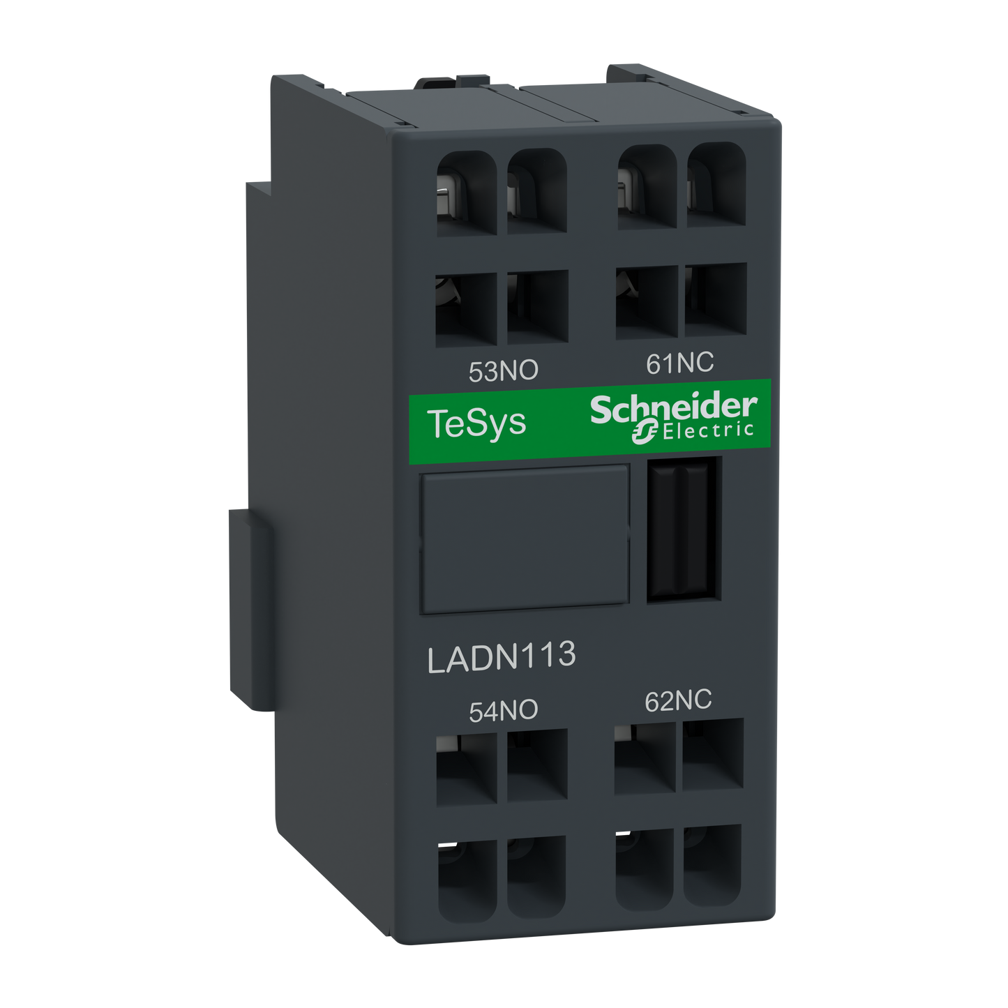 Schneider Electric-LADN113-TeSys D - bloc contacts auxiliaires frontaux - 1F+1O - bornes à ressort