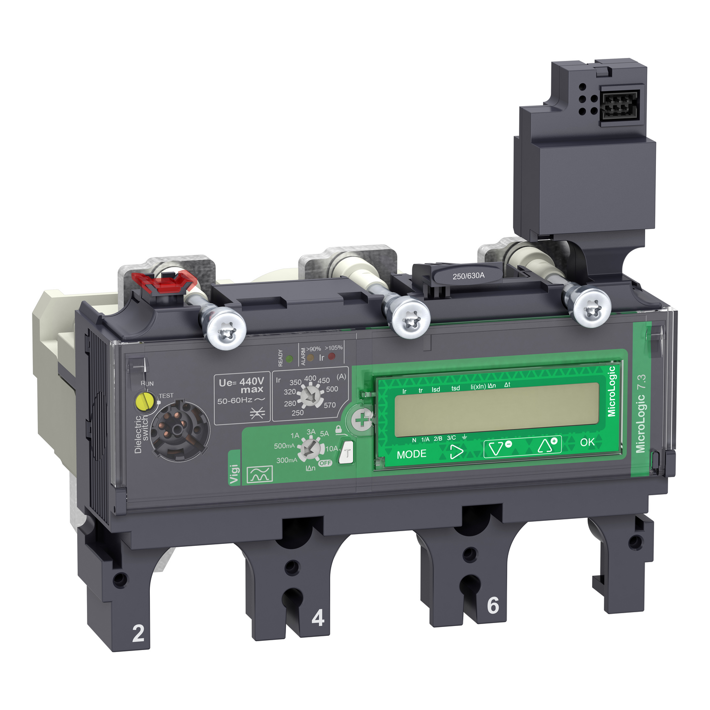 Schneider Electric-C4037E400-ComPacT NSX - Déclencheur MicroLogic 7.3 E 400A - 3P3D pour NSX400