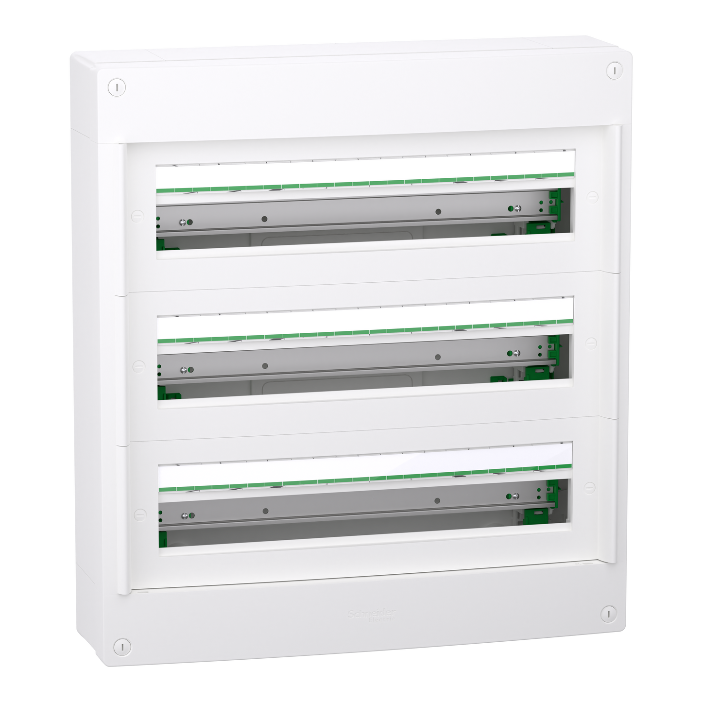 Schneider Electric-LVSXT324-PrismaSeT XS - Coffret plastique saillie 3 rangées 24 modules - sans porte