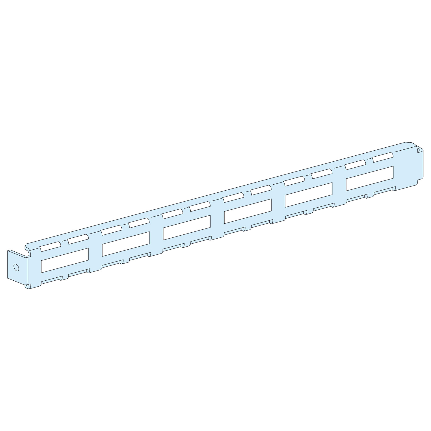 Schneider Electric-LVS08774-PrismaSeT P - Supports bridage câbles - L400mm - lot de 4