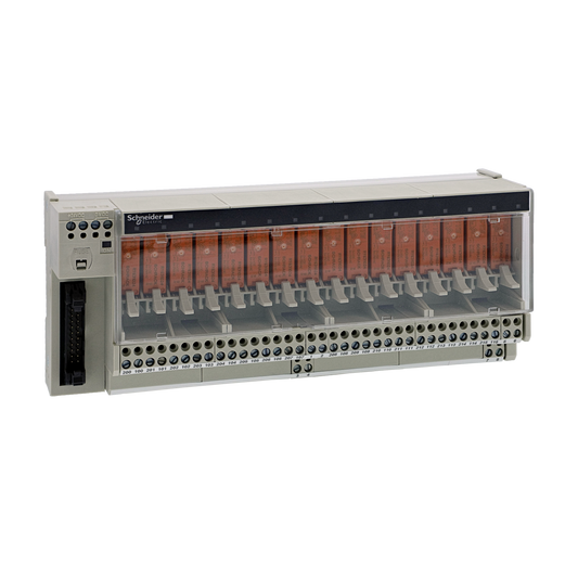 Schneider Electric-ABE7R16T212-Telfast ABE7 - embase - relais embrochable - 16 voies - relais 10mm