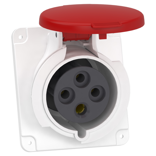 Schneider Electric-PKY32F434-Mureva - socle de prise industrielle coudée 32 A - 3P+T - 380-415 V CA - IP44