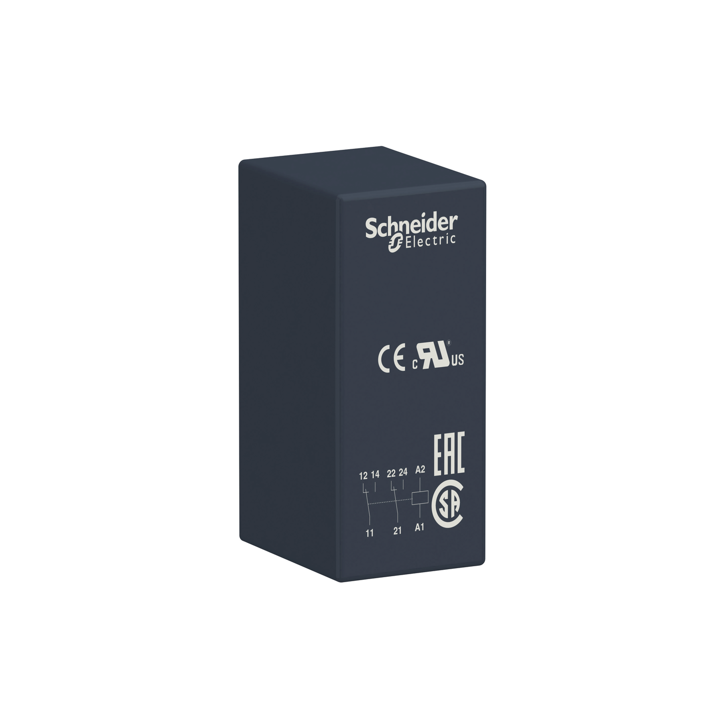 Schneider Electric-RSB2A080BD-Harmony Relay RSB - relais PCB embrochable - 2OF - 8A - 24VDC