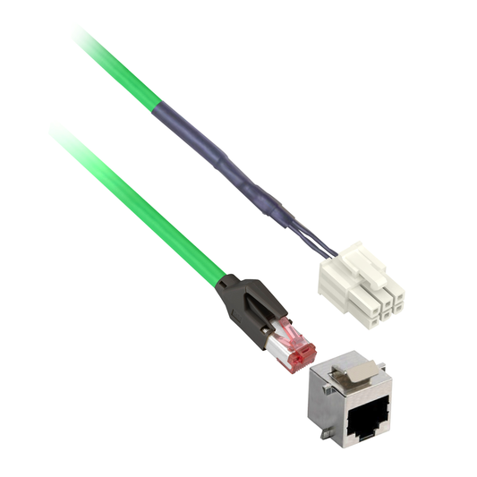 Schneider Electric-VW3L1T000R30-Lexium - Lxm acc cable p. connexio n av. vw3a8117
