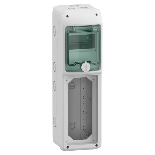 Schneider Electric-13160M-Mureva coffret pour prises BLock 138x460mm 5 Modules x 1 Ouverture 103x225mm