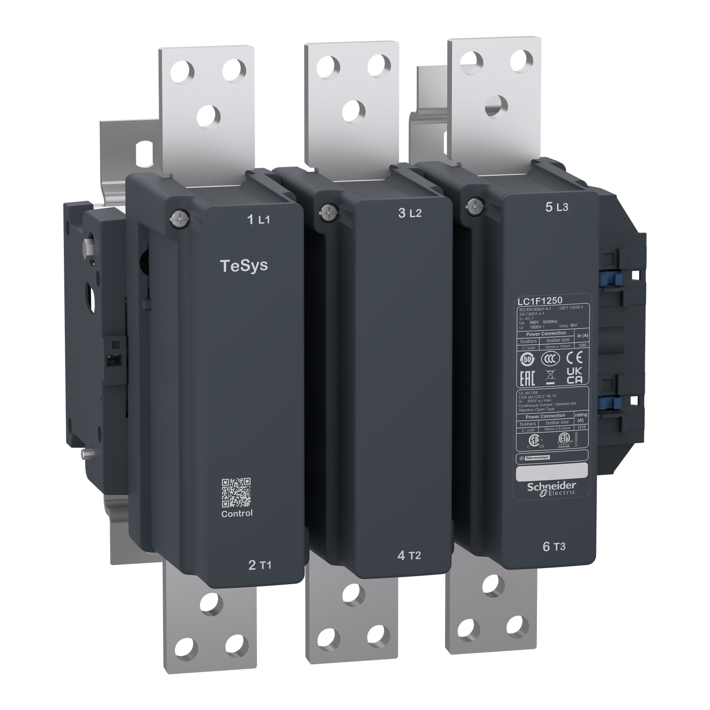 Schneider Electric-LC1F1250-TeSys F - Contacteur 1250a 3p nu