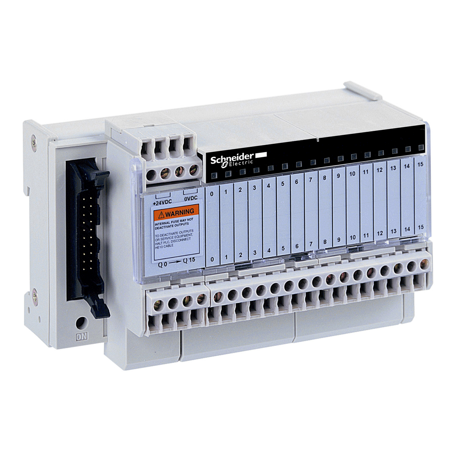 Schneider Electric-ABE7S16S1B2-Telefast ABE7 - embase - relais de sortie statique soudé - 16 sorties - 0,5A