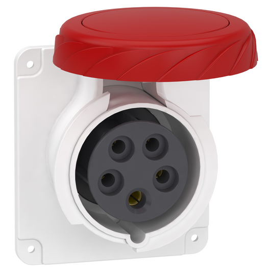 Schneider Electric-PKF16G735-Mureva - socle de prise droite -16A -3P+N+T - 380-415 V CA- IP67 - à vis