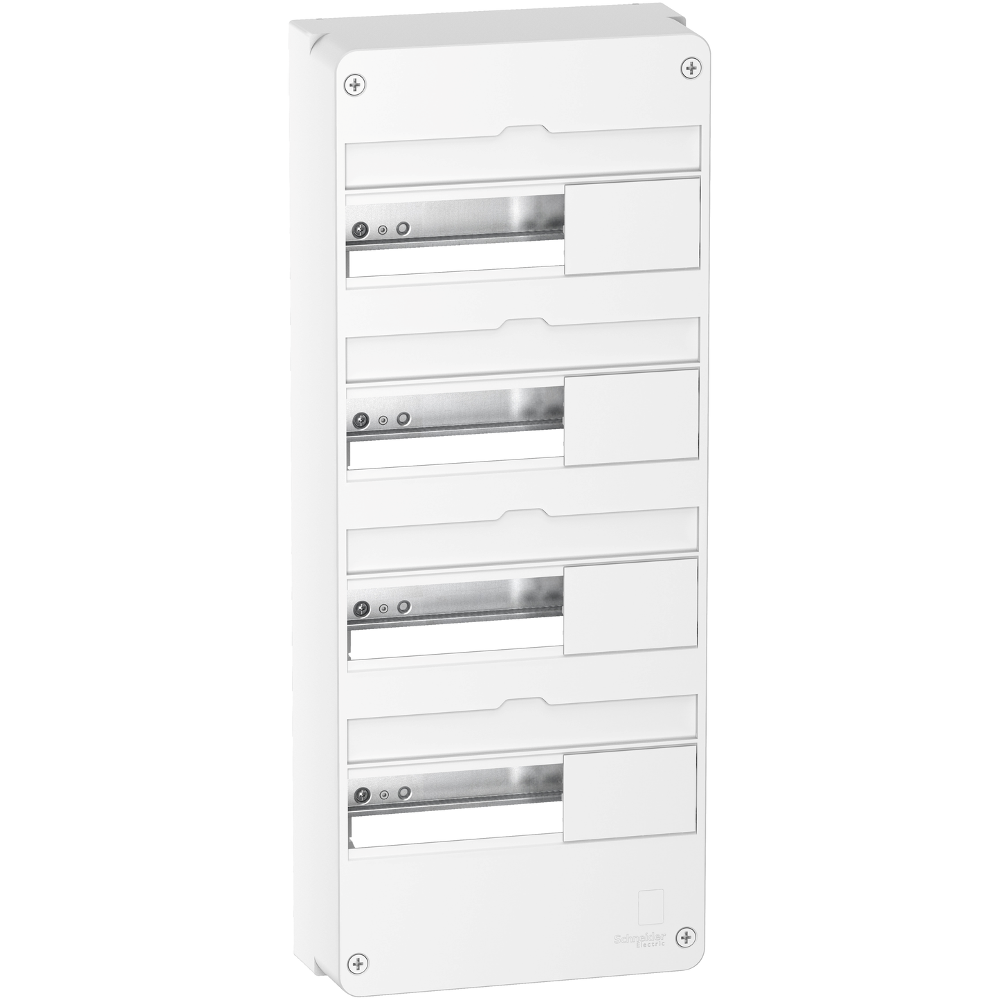 Schneider Electric-R9H13404-Resi9 - Coffret en saillie Blanc (RAL 9003)- 4 rangées de 13 modules