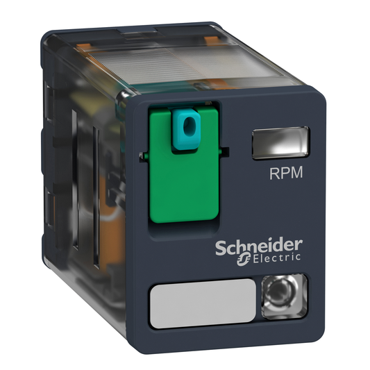 Schneider Electric-RPM22FD-Harmony Relay RP - relais puissance - embroch - test - DEL - 2OF - 15A - 120VAC