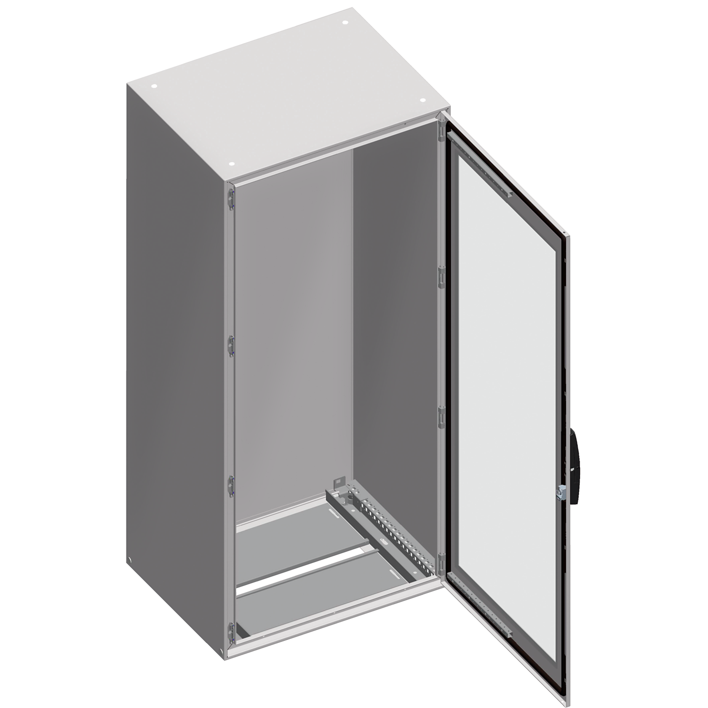 Schneider Electric-NSYSM16840T-PanelSeT SM - armoire monobloc - 1 porte transparente - 1600x800x400mm