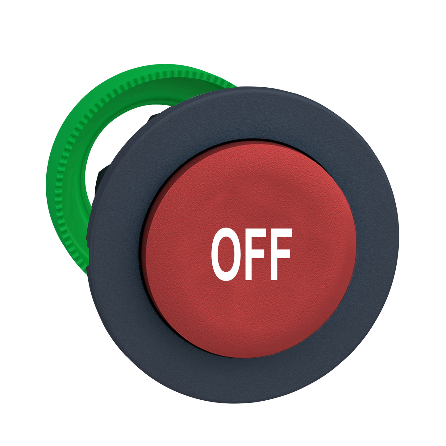 Schneider Electric-ZB5FL435-Harmony XB5 - tête bouton poussoir - flush - dépassant - marqué - rouge