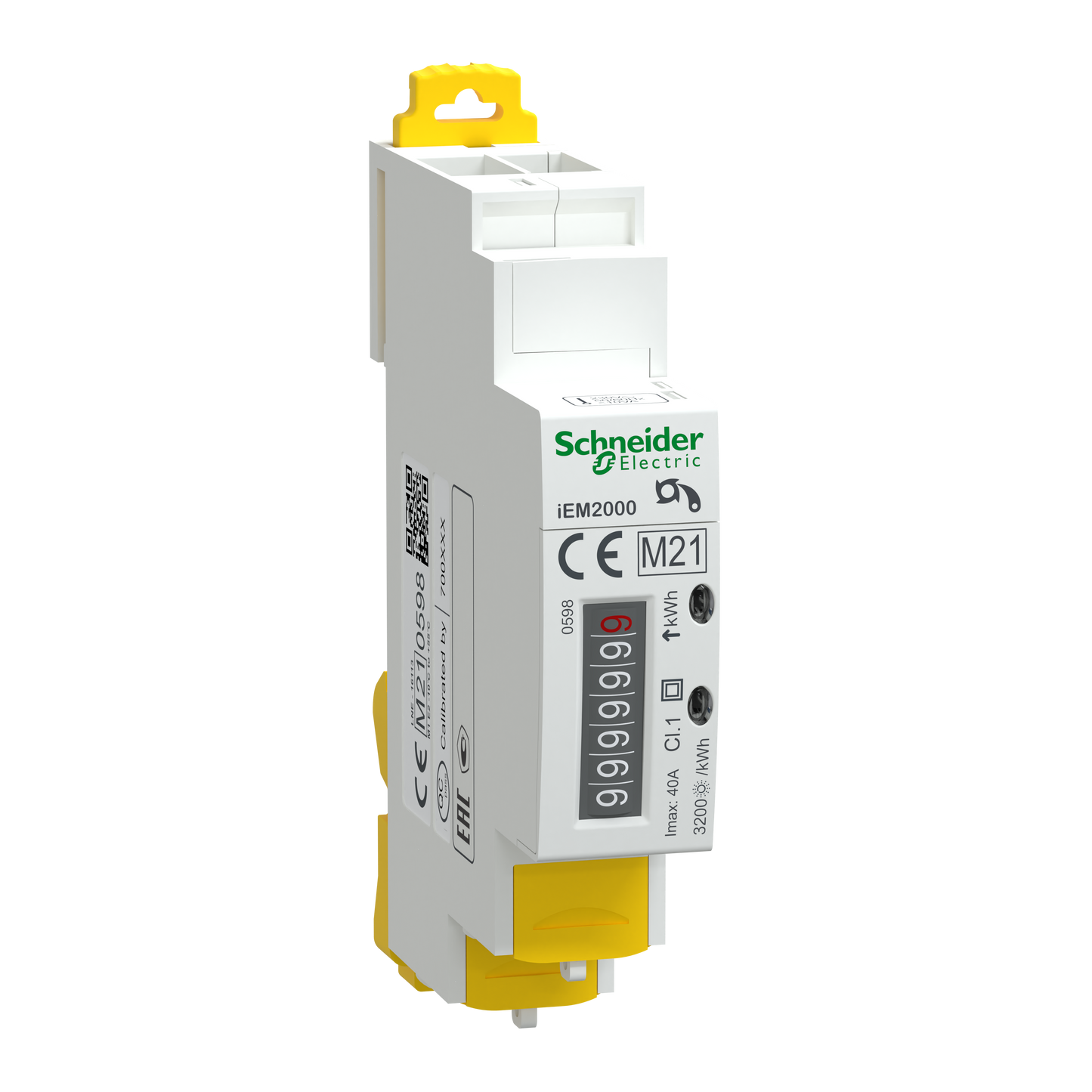 Schneider Electric-A9MEM2000-Acti9 iEM - compteur d'énergie mono - 40A - MID