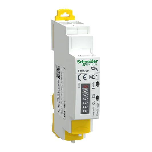 Schneider Electric-A9MEM2000-Acti9 iEM - compteur d'énergie mono - 40A - MID