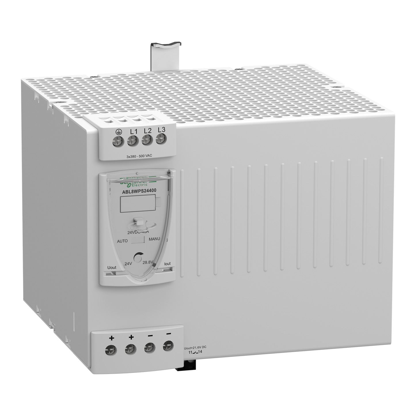 Schneider Electric-ABL8WPS24400-Phaseo ABL8 - alimentation à découpage - 40A - 380 à 500V triphasé - 24Vcc