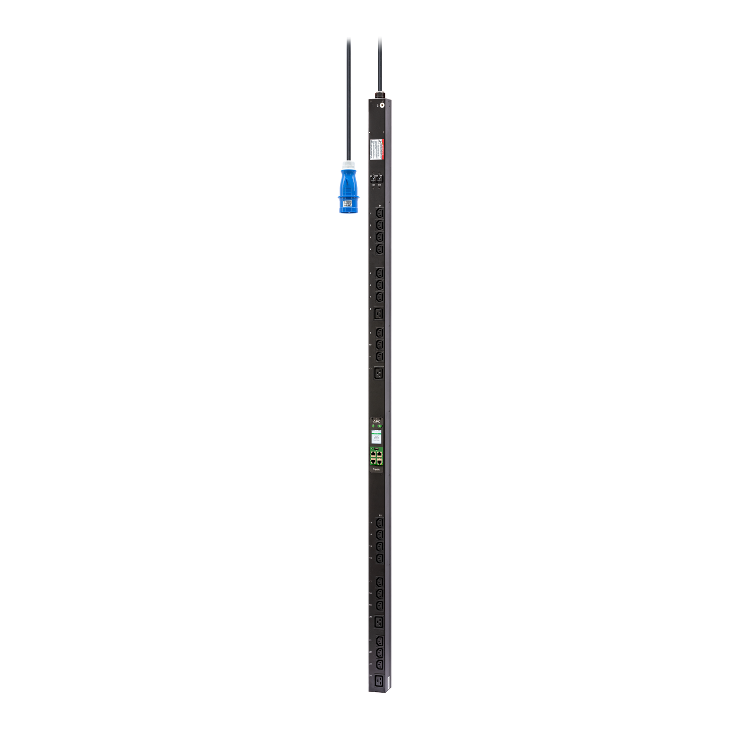 APC-EPDU2132MBO-EASY rack PDU 11 kw mesuré par prise, triphasé 230V, 16A, 18C13, 6C19, NMC3