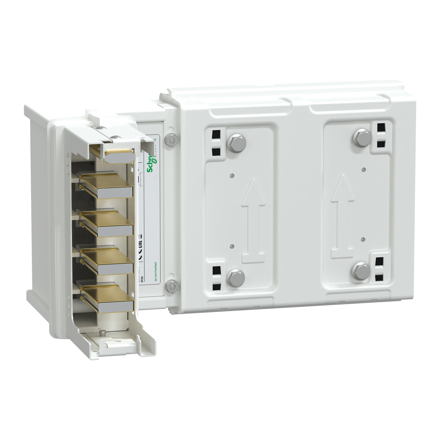 Schneider Electric-KSA400DLC401-Canalis KSA - coude 400A montage gauche ou droite