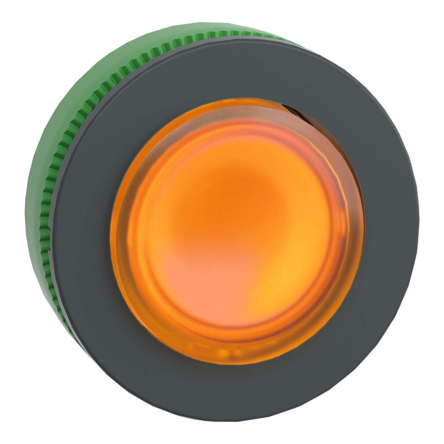 Schneider Electric-ZB5FW153-Harmony XB5 - tête bouton poussoir lum DEL - flush - dépassant - orange