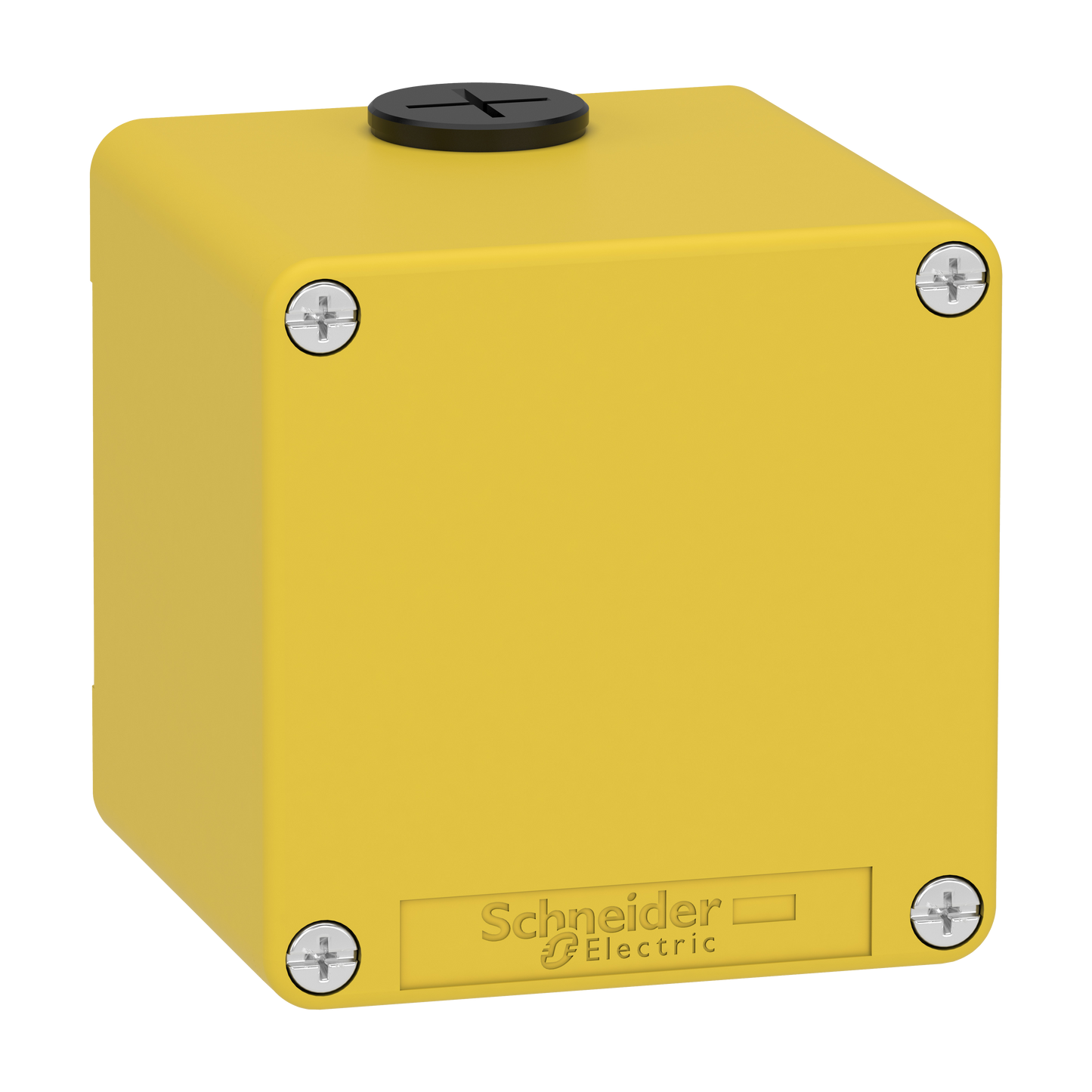 Schneider Electric-XAPK14-Boite métal vide jaune pour arrêts d'urgence M20 non percée 80x80x77 UL cULus