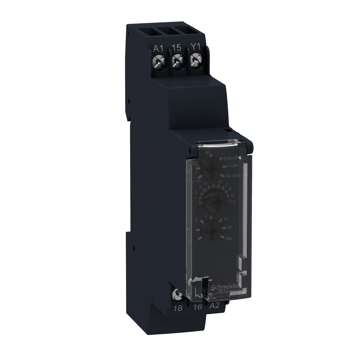 Schneider Electric-RE17RMMU-Harmony Time RE17 - relais tempo multifonction - 1OF - 24Vcc 24 à 240Vca
