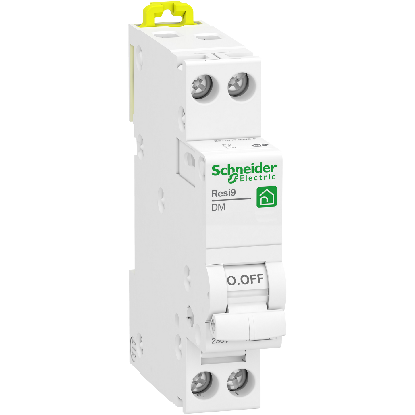 Schneider Electric-R9PFD610-Resi9 - disjoncteur modulaire - 1P+N - 10A - courbe D - peignable