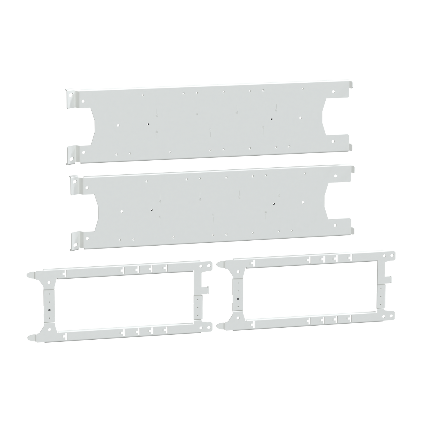Schneider Electric-LVS03410-PrismaSeT P - Platine NSXm vertical - fixe - 3P4P - Cde man. rotat.-L650