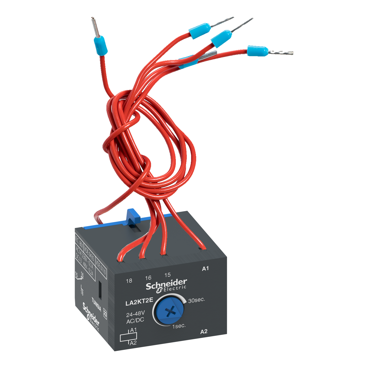 Schneider Electric-LA2KT2E-TeSys CA - bloc de contacts auxiliaires - 1F+1O - précâblé