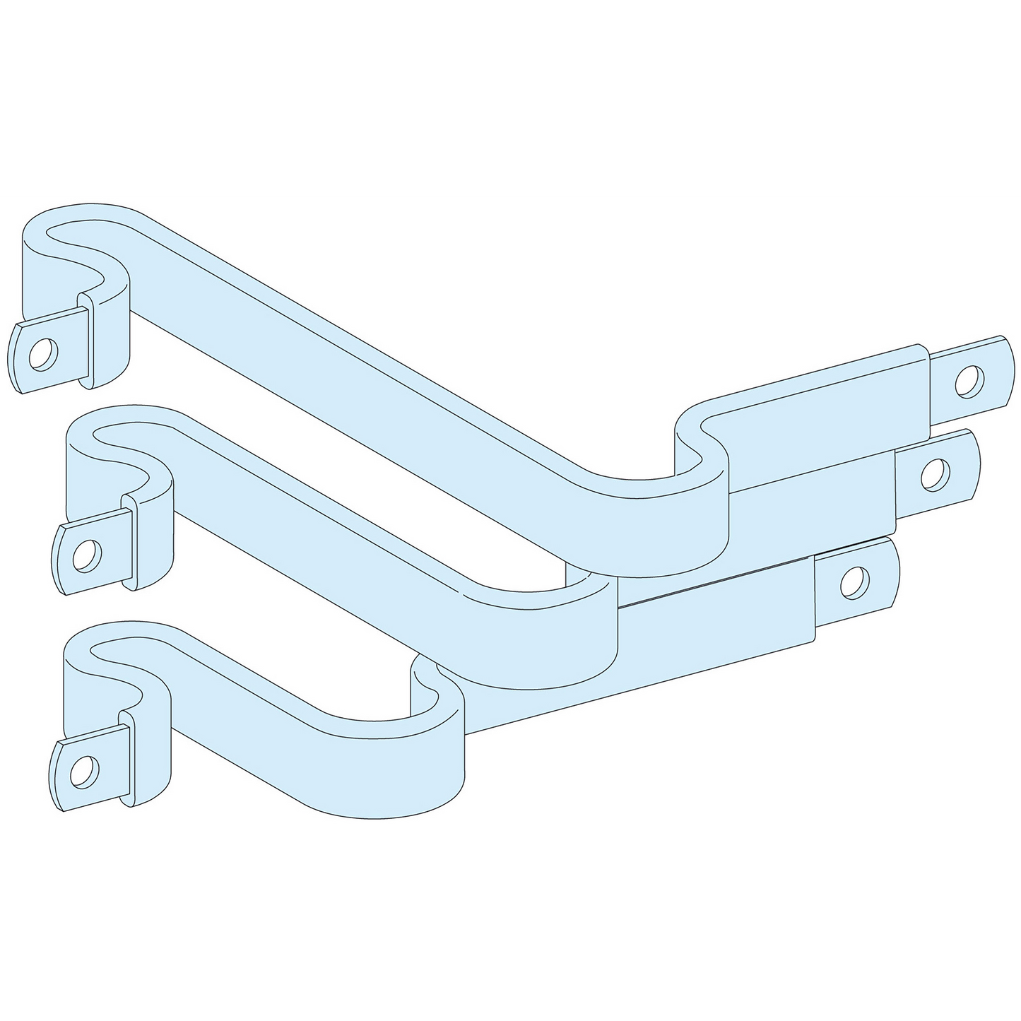 Schneider Electric-LVS04427-PrismaSeT P - Liaison JdB.V NSX100/250 - horizont. fixe Cde rot.-3P