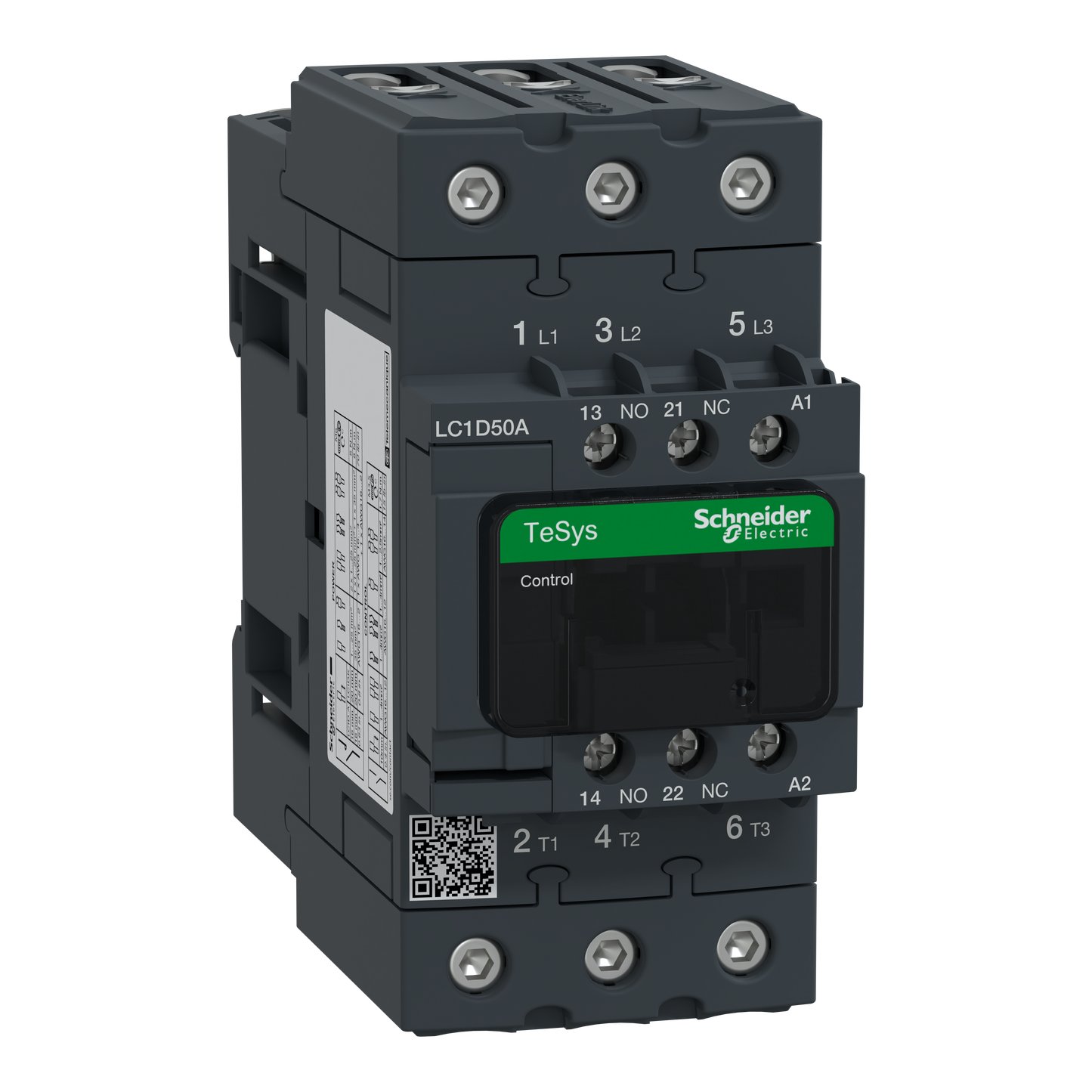 Schneider Electric-LC1D50AQ7-TeSys LC1D - contacteur - 3P - AC-3 440V - 50A - bobine 380Vca