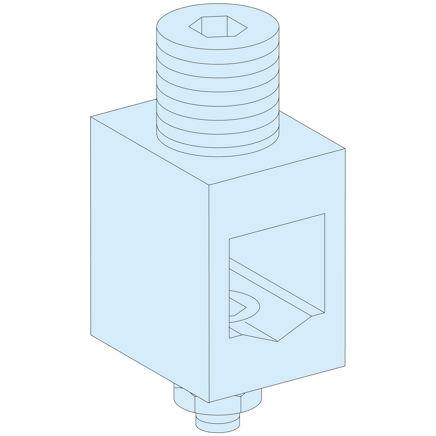 Schneider Electric-LVS07051-Linergy BS - 4 connecteurs câble 1 à 70mm²