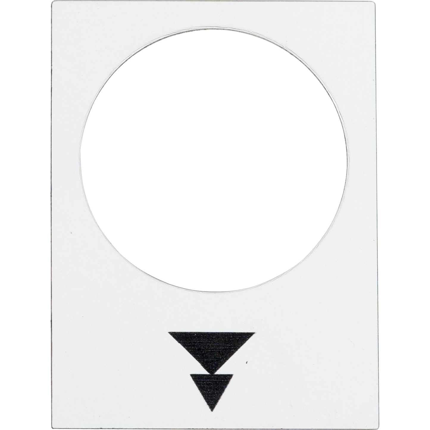 Schneider Electric-ZB2BY4953-Harmony - étiquette - 30x40mm - blanc - montée PV-GV