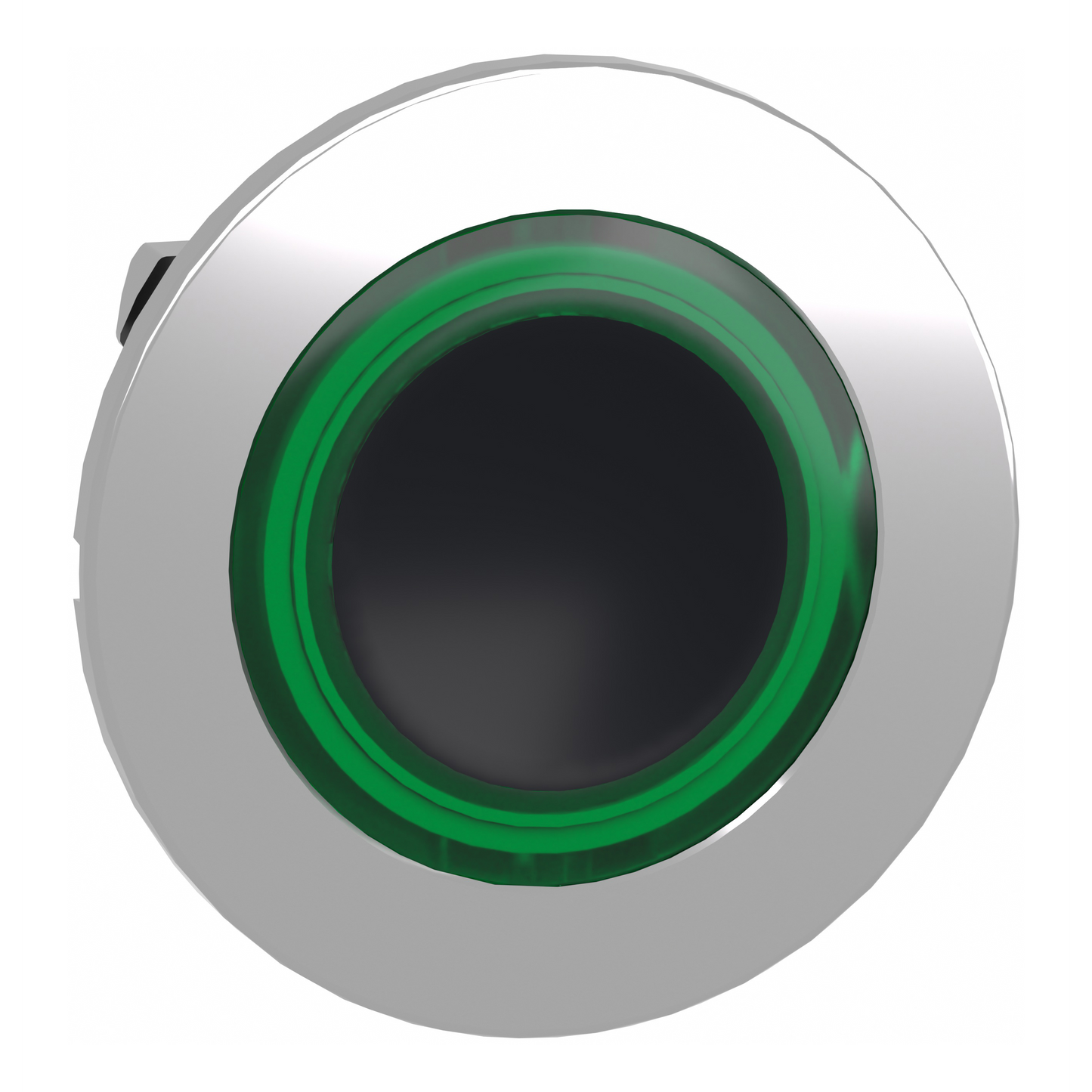 Schneider Electric-ZB4FW933-Harmony XB4 - tête bouton poussoir lum DEL - flush - anneau - vert