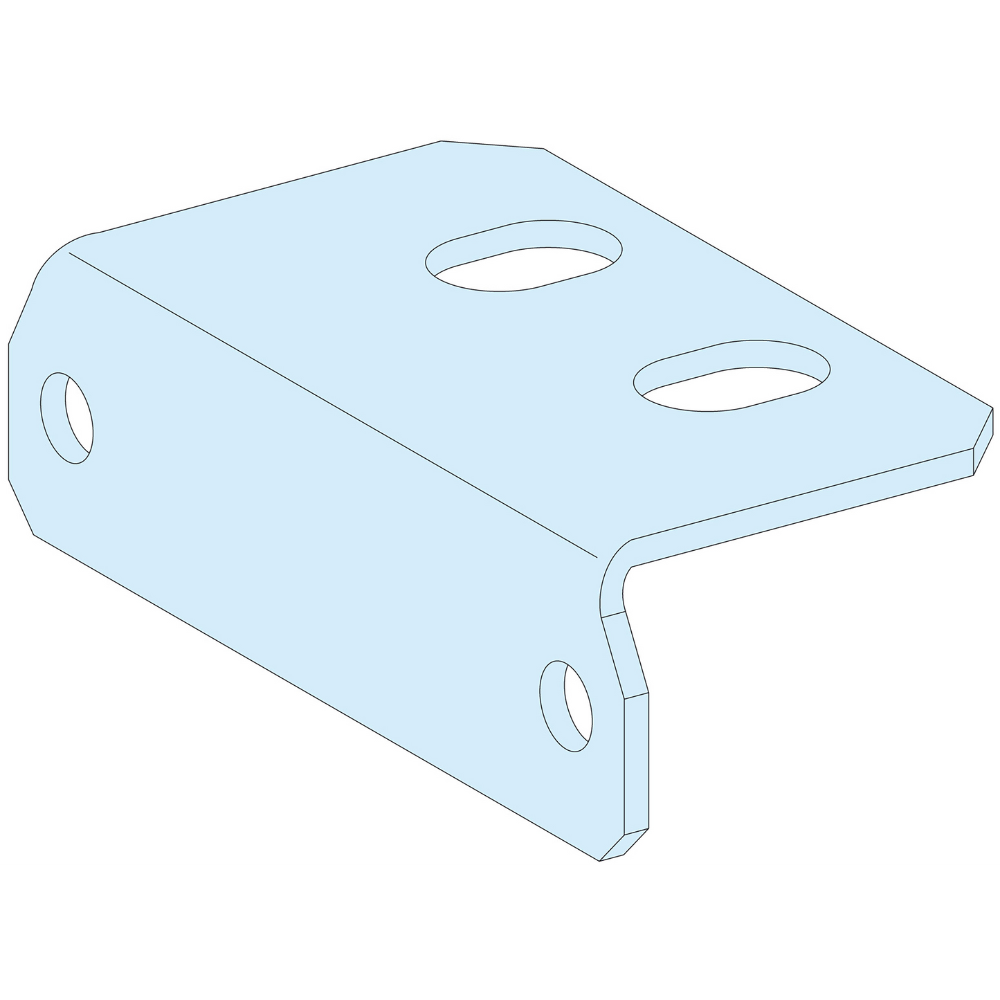 Schneider Electric-LVS04667-PrismaSeT P - Equerres supports PE horizontaux - lot de 2